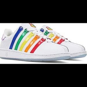 Limited Edition K-Swiss WOMENS CLASSIC VN X NOH8 Pride Low Top Sneakers